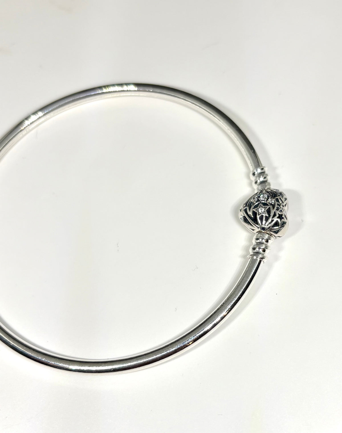 Pandora Celestial Heart Bangle Bracelet 21