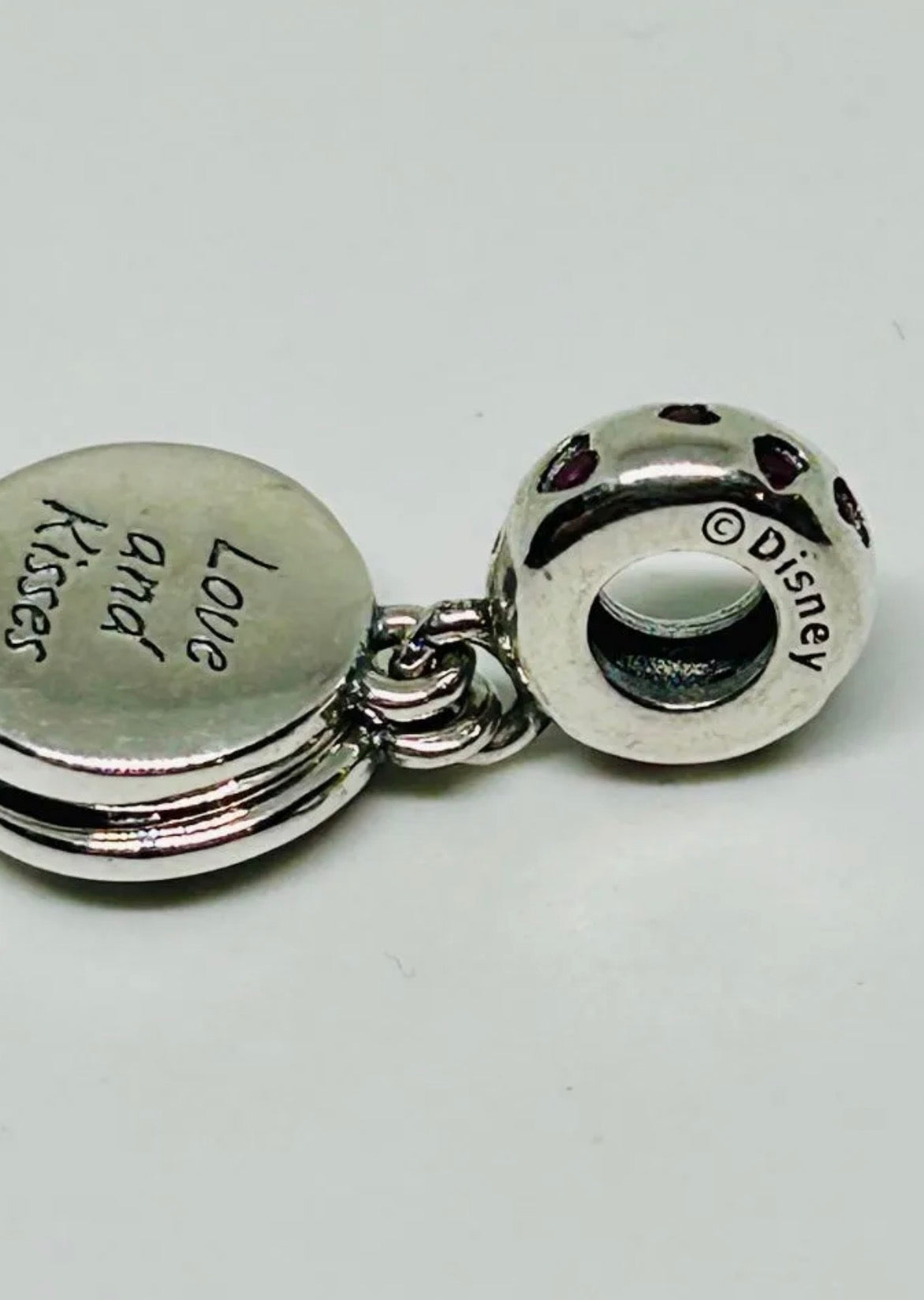 Pandora Disney Mickey Mouse & Minnie Mouse Love and Kisses Dangle Charm