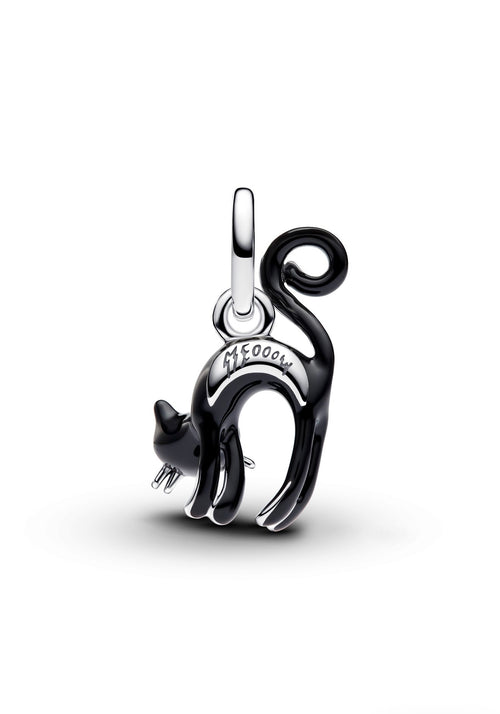 Pandora Black Cat Halloween Dangle Charm 794769C01