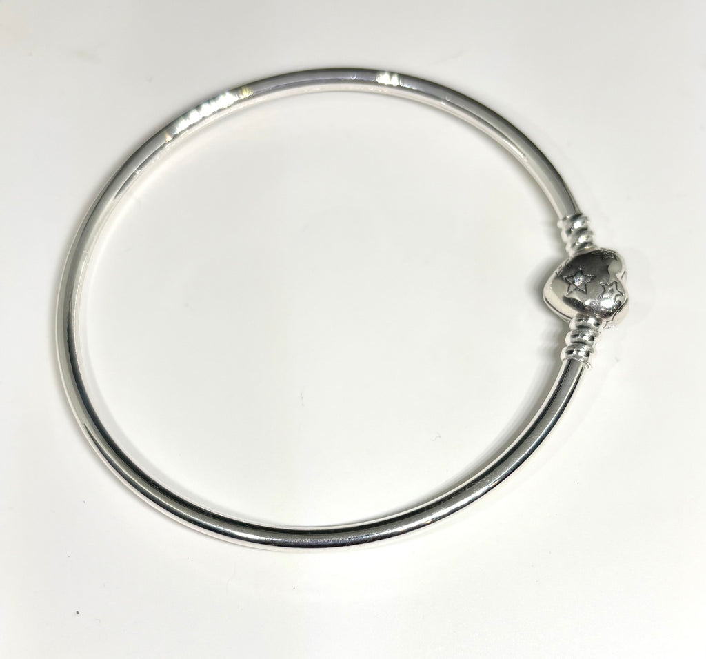Pandora Celestial Heart Bangle Bracelet 21