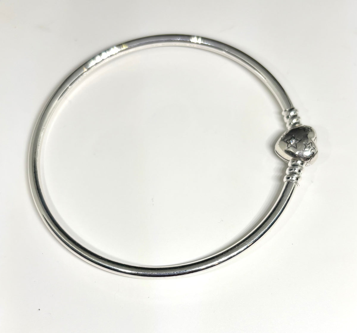 Pandora Celestial Heart Bangle Bracelet 21
