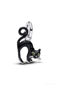 Pandora Black Cat Halloween Dangle Charm 794769C01