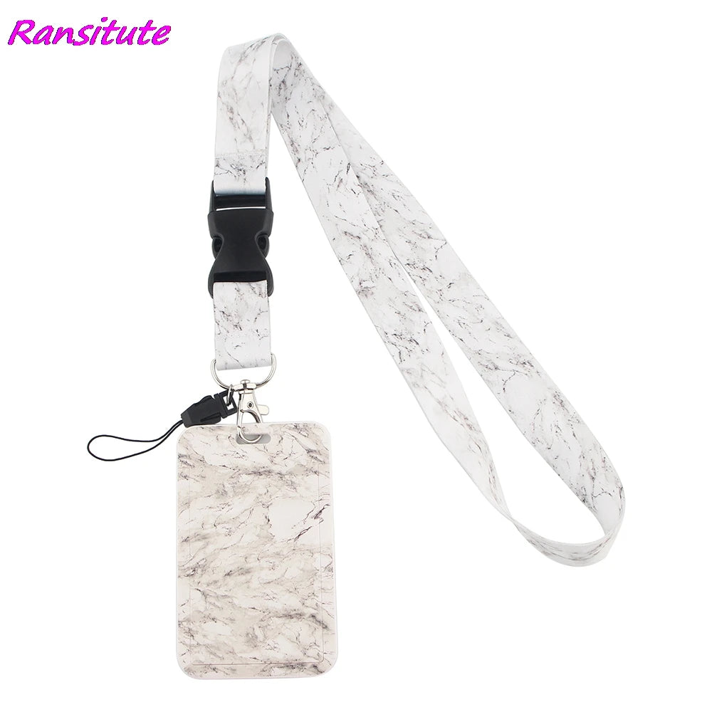 Ransitute R1593 Equation Music Fashion Buckle Lanyard Bus ID Name Work