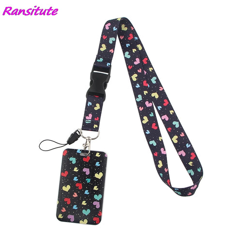 Ransitute R1593 Equation Music Fashion Buckle Lanyard Bus ID Name Work