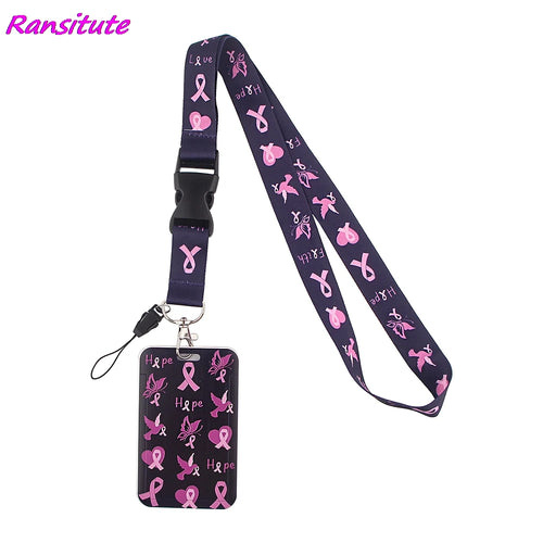 Ransitute R1593 Equation Music Fashion Buckle Lanyard Bus ID Name Work