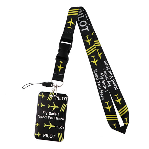 Ransitute R1593 Equation Music Fashion Buckle Lanyard Bus ID Name Work