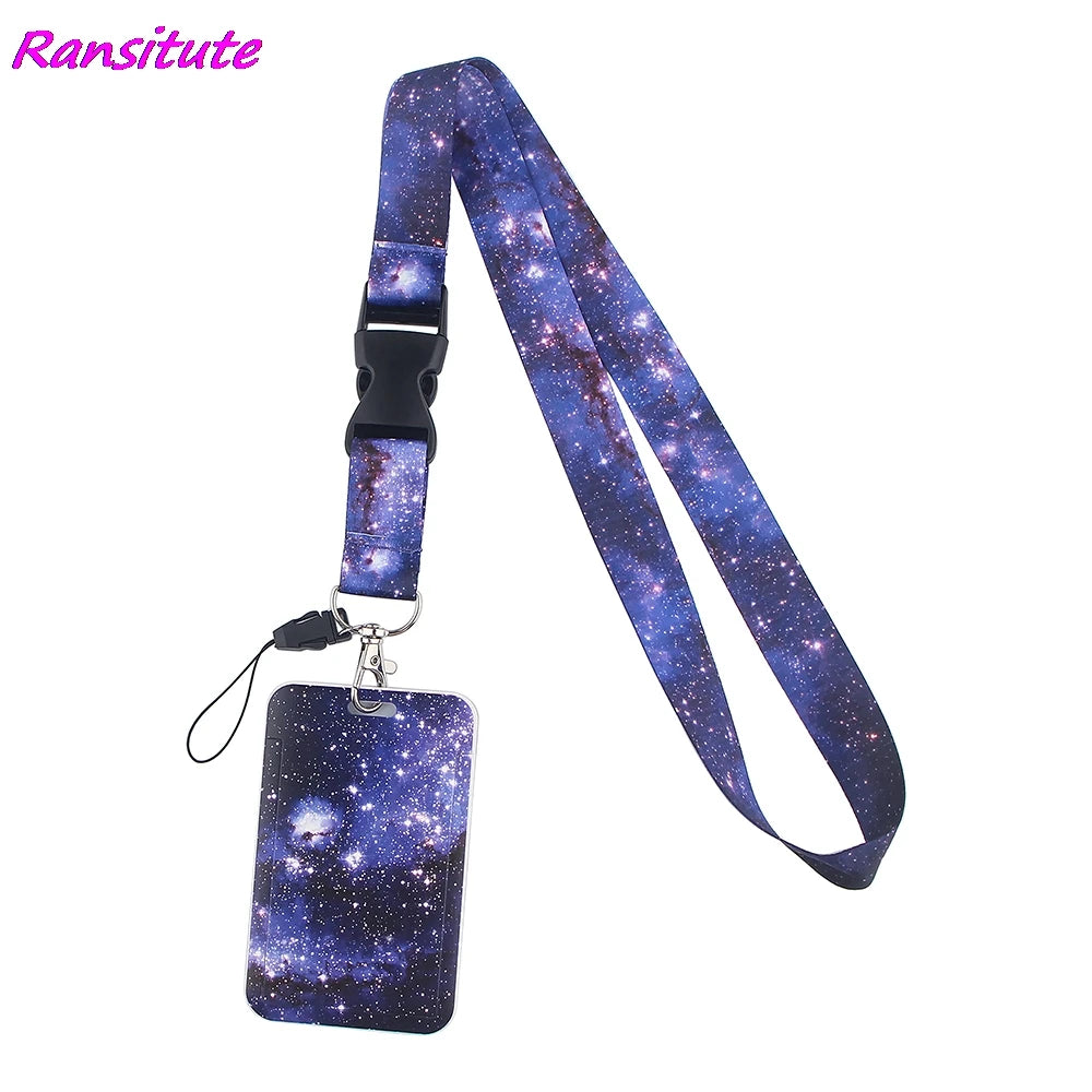 Ransitute R1593 Equation Music Fashion Buckle Lanyard Bus ID Name Work