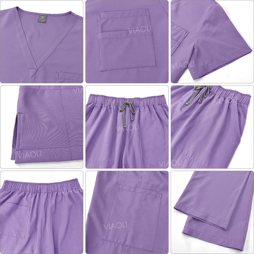 Medical Uniform Scrub Hospital Working Scrubs Set Wholesale Nursing