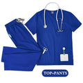 Unisex Medical Uniforms Men Women Nursing Clothes Lab Beauty Costume