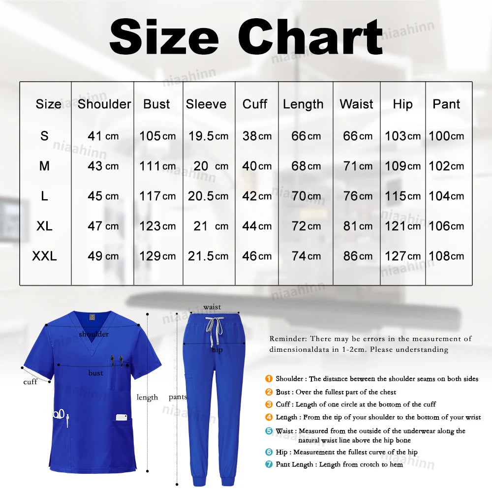 Scrubs Men Women Wholesale Scrubs Uniforms Medical Jogger Set Nurses