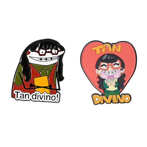 2-8pcs/set Japanese Anime Novel Maomao Enamel Pin Comedy Ugly Women