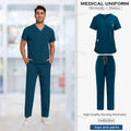 Nursing Scrubs Set  Anti-Wrinkle Medical Surgical Gown Wholesale