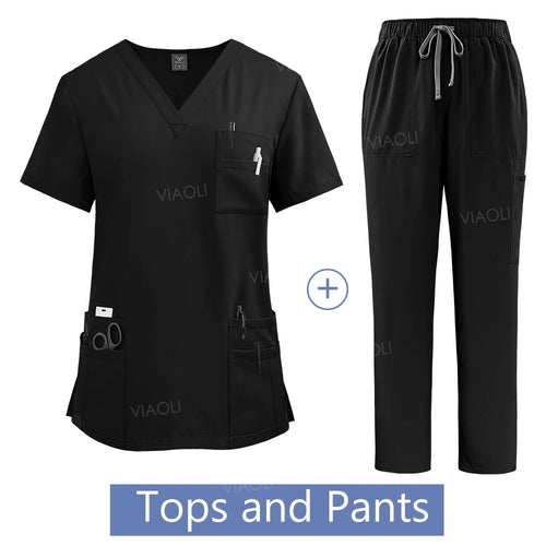 Wholesale Price Medical Suit for Women Surgical Gown Lab Coat with