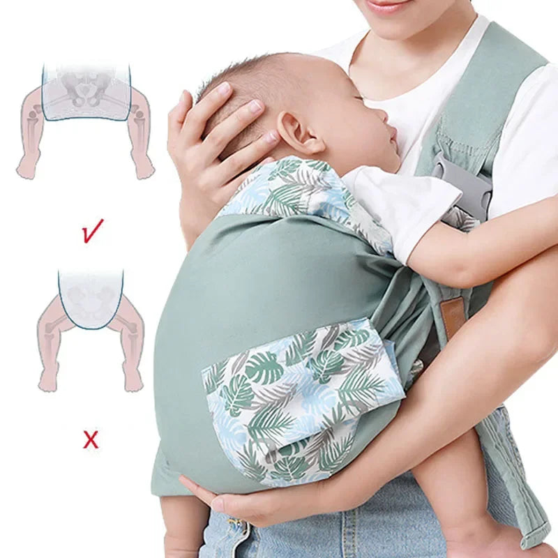 Baby Wrap Newborn Sling Dual Use Infant Nursing Cover Carrier Mesh