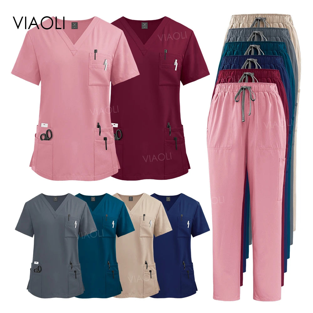 Wholesale Price Medical Suit for Women Surgical Gown Lab Coat with