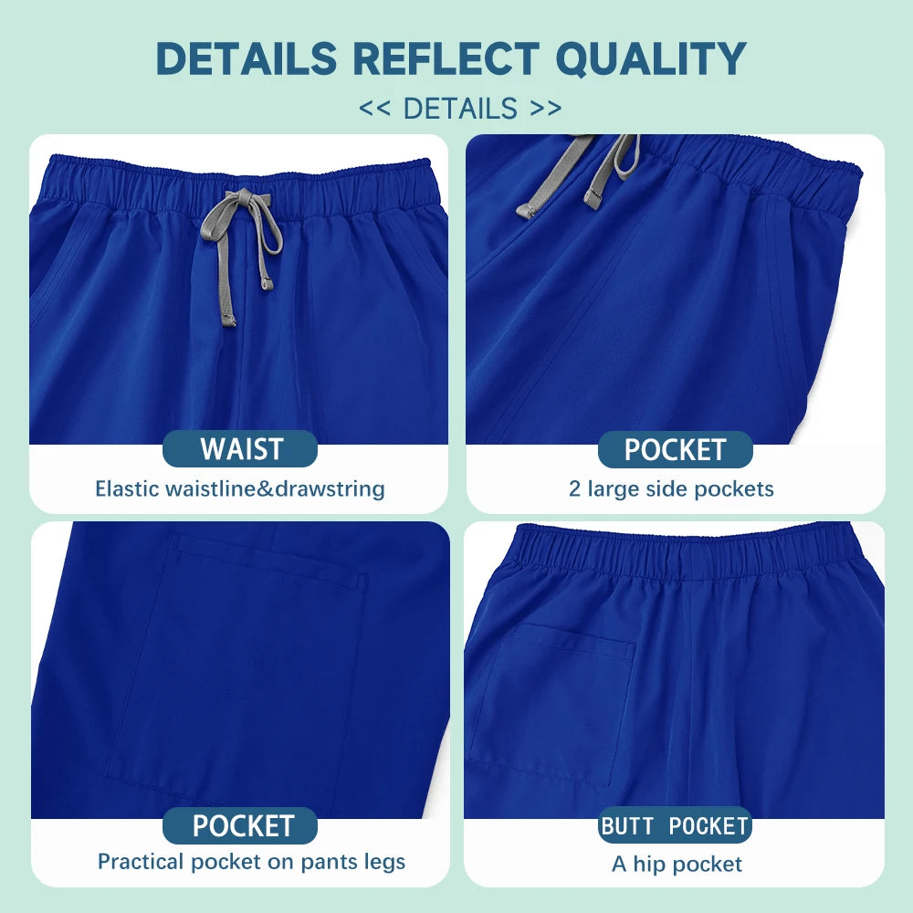 Unisex Medical Uniforms Men Women Nursing Clothes Lab Beauty Costume