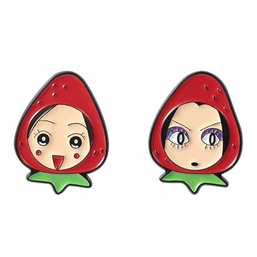 2-8pcs/set Japanese Anime Novel Maomao Enamel Pin Comedy Ugly Women