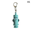 PVC Ampoule Bottle Opener Keychain Syringe-Shaped Cutter Nurse Doctor