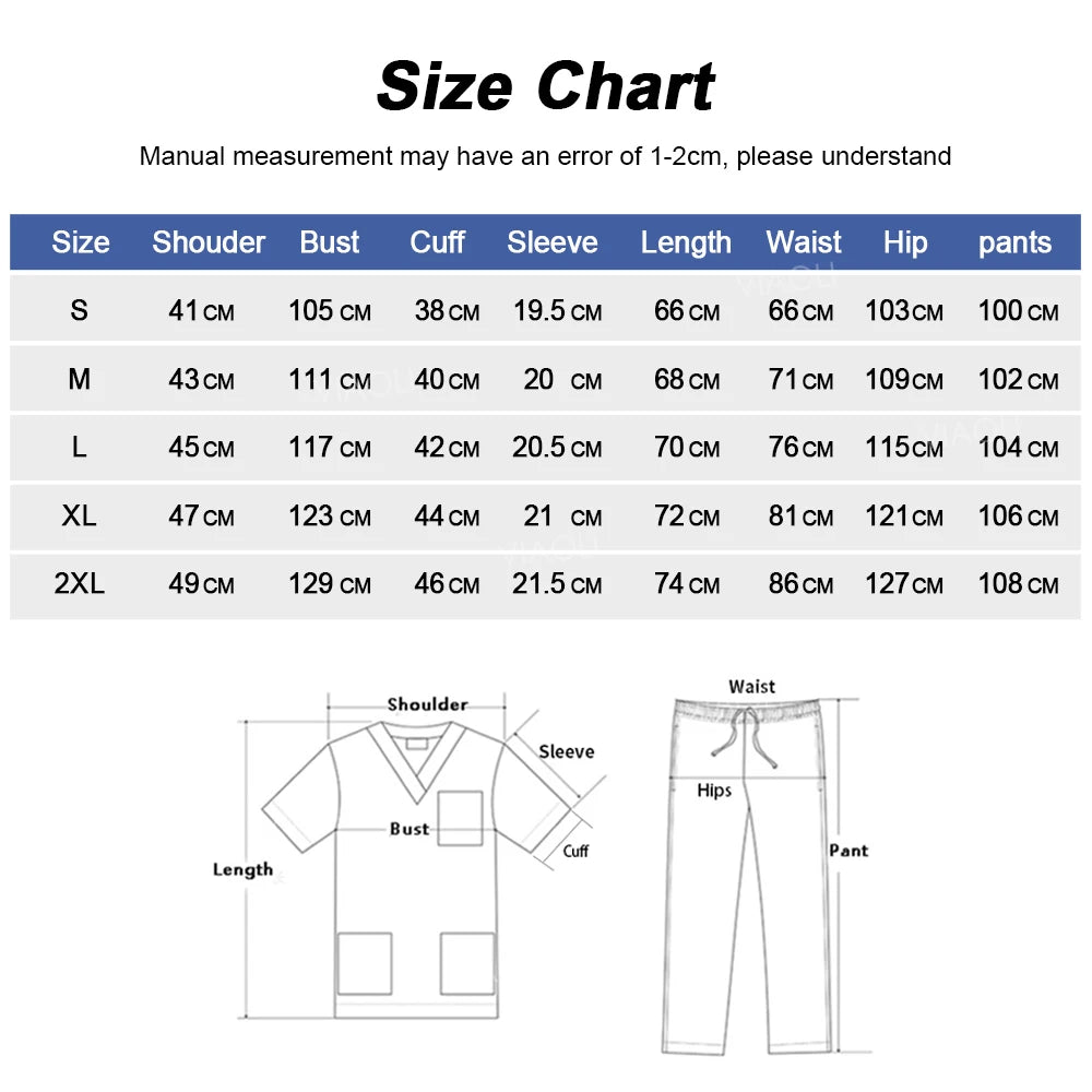 Medical Uniform Scrub Hospital Working Scrubs Set Wholesale Nursing