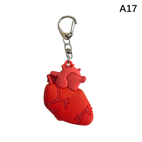 PVC Ampoule Bottle Opener Keychain Syringe-Shaped Cutter Nurse Doctor
