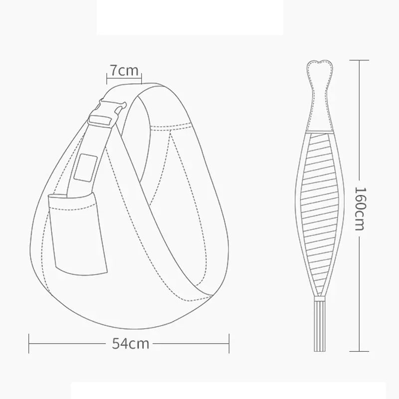 Baby Wrap Newborn Sling Dual Use Infant Nursing Cover Carrier Mesh