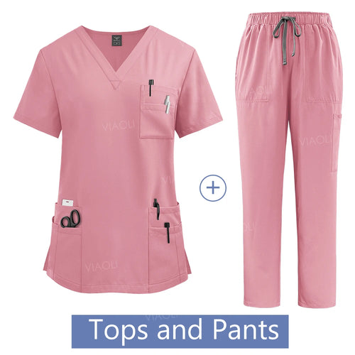 Wholesale Price Medical Suit for Women Surgical Gown Lab Coat with